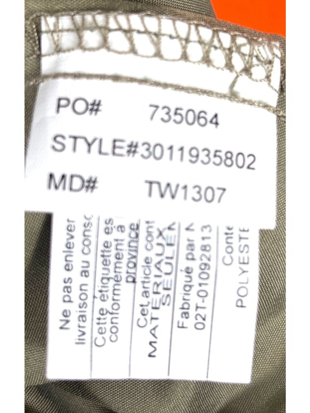 Browning Mens Hunting Shirt Medium Olive & Blaze Orange Quilted Overlay Polyeste - Picture 3 of 8
